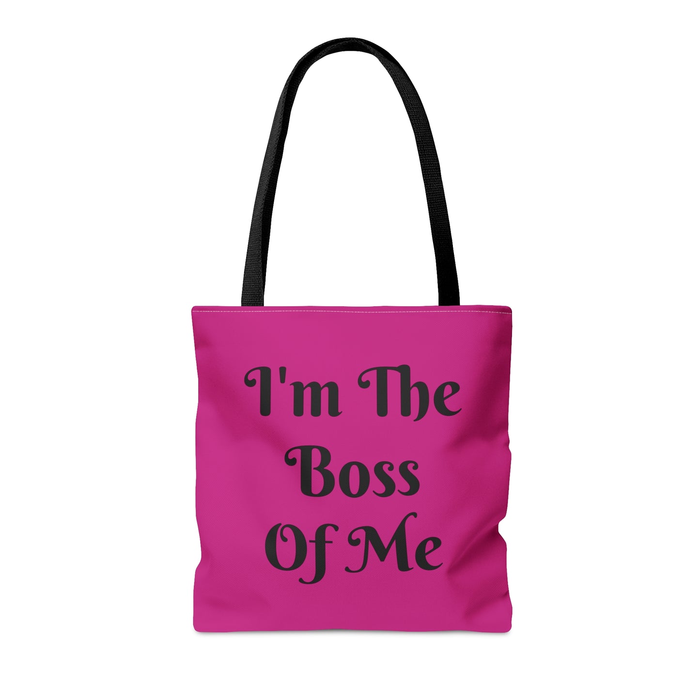 Hot Pink with Black Cotton Handles ITBOM BOSS Tote Bag
