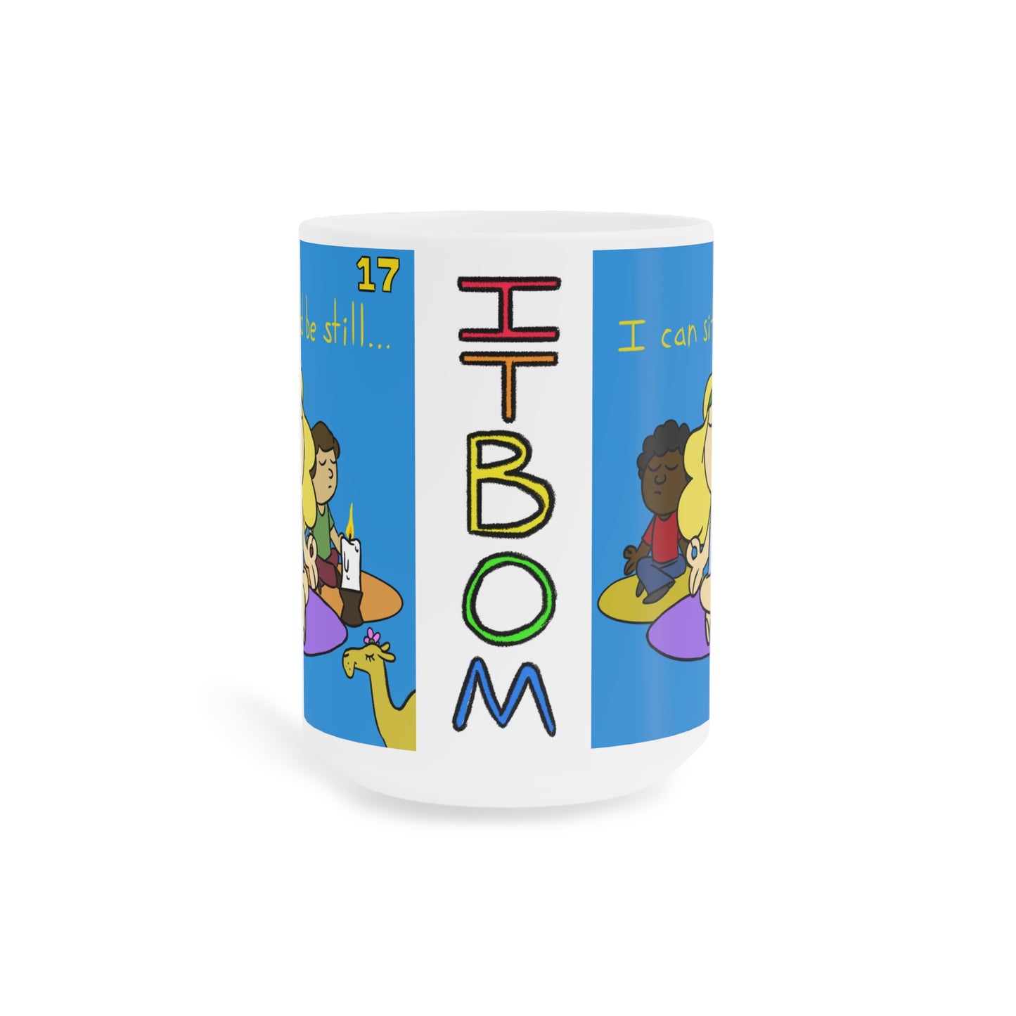 ITBOM BE STILL Boss Ceramic Mugs (11oz15oz20oz) Yoga Camel