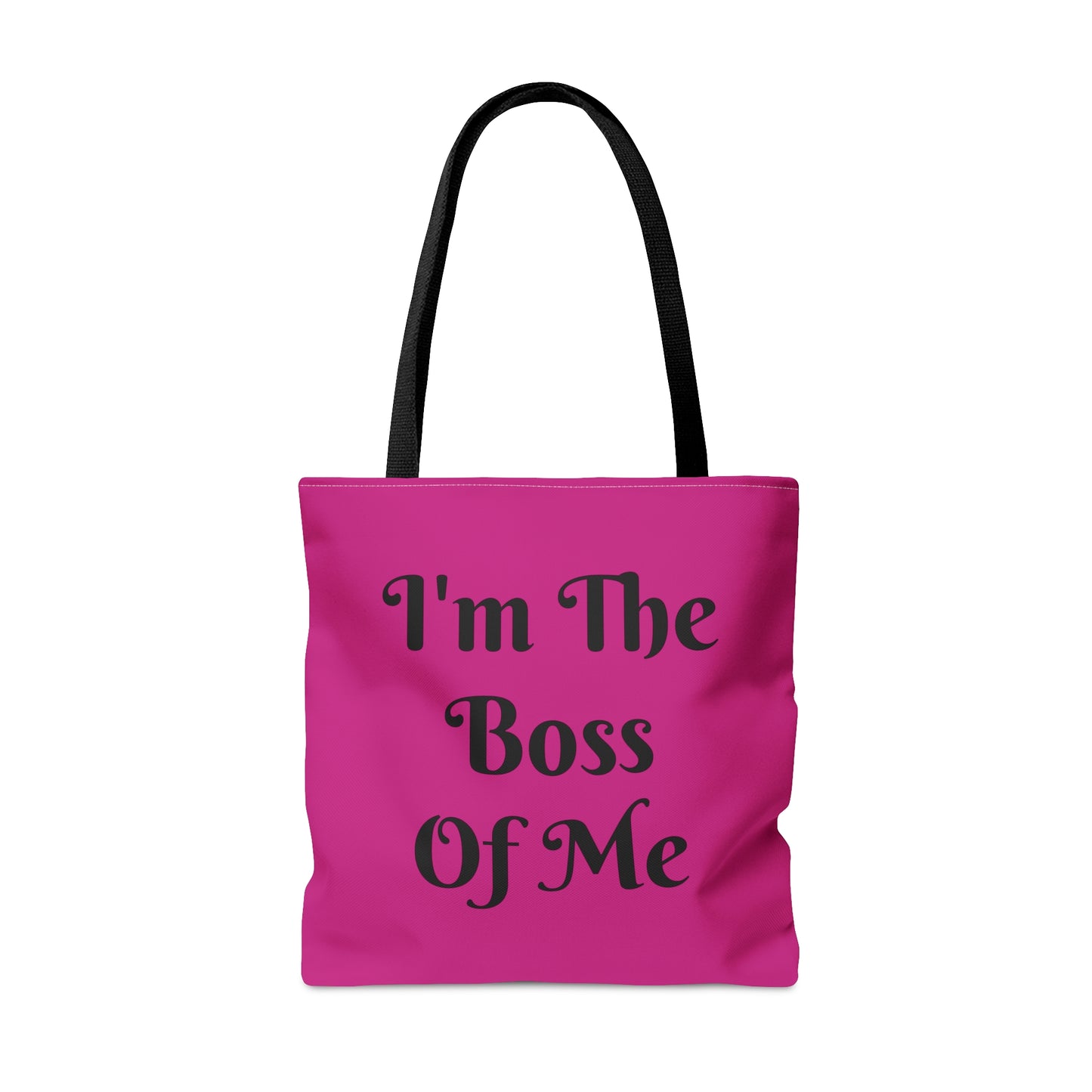 Hot Pink with Black Cotton Handles ITBOM BOSS Tote Bag