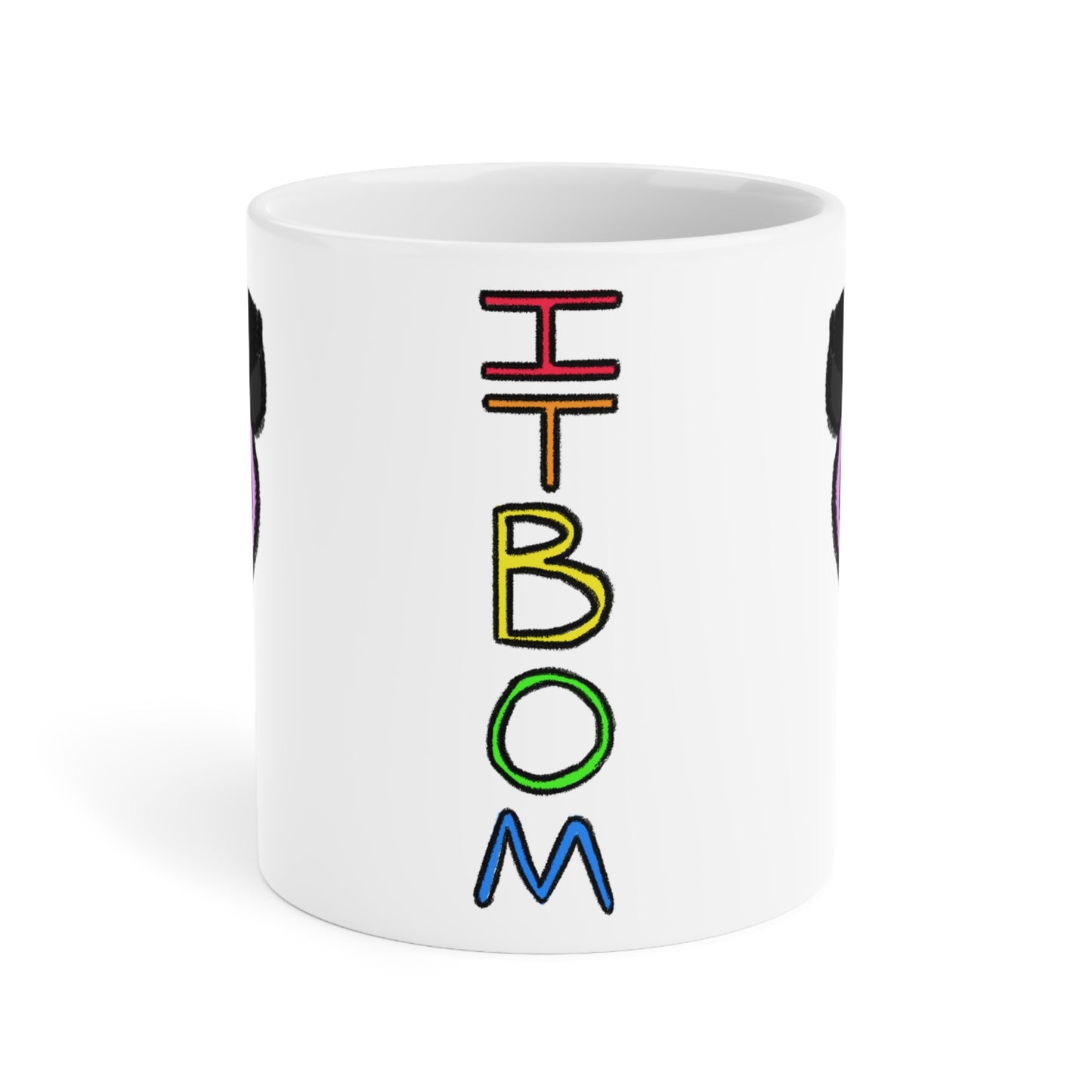 ITBOM Black Dog JACK BOSS Ceramic Mugs (11oz15oz20oz)