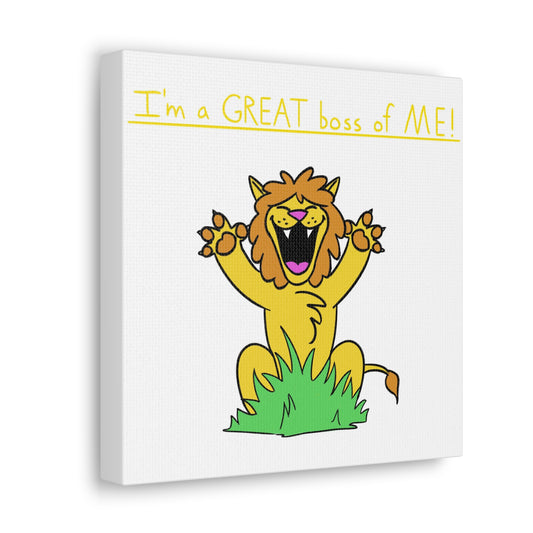 ITBOM LION BOSS Canvas Gallery Wraps