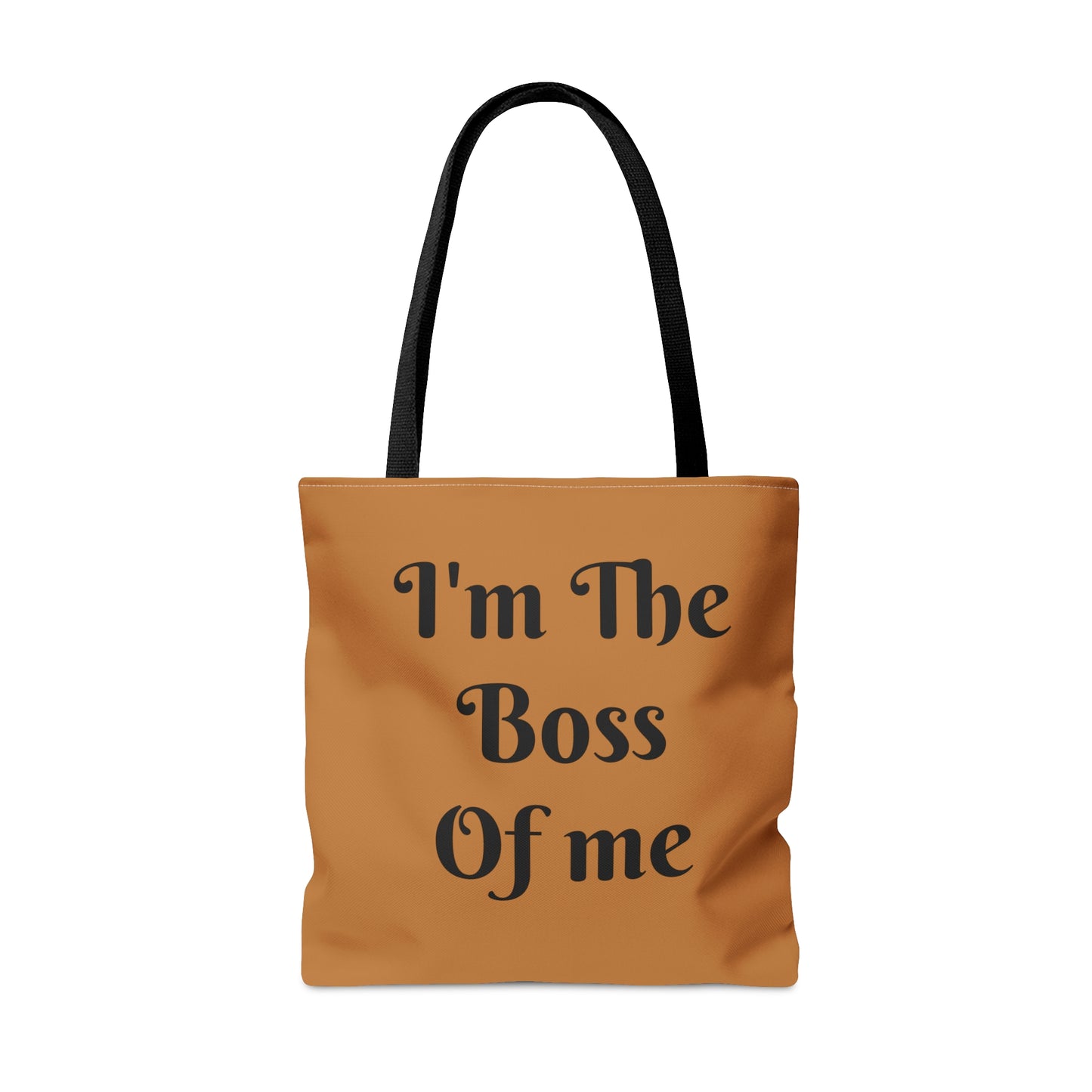 Cafe Au Lait Brown with Black Cotton Handles ITBOM BOSS Tote Bag