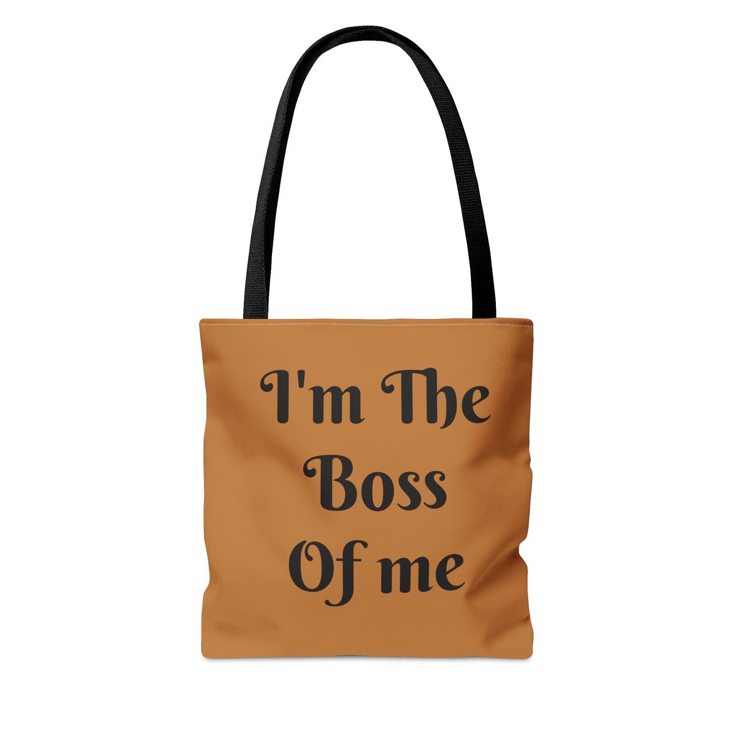 Cafe Au Lait Brown with Black Cotton Handles ITBOM BOSS Tote Bag