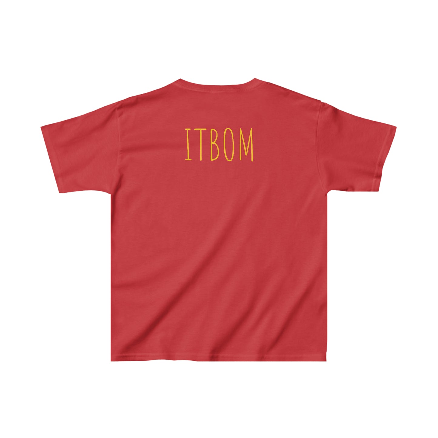 ITBOM Lion Boss Big Kids Regular Fit Heavy Cotton Short Sleeve Tee XS-XL in 7 different Boss-Some colors