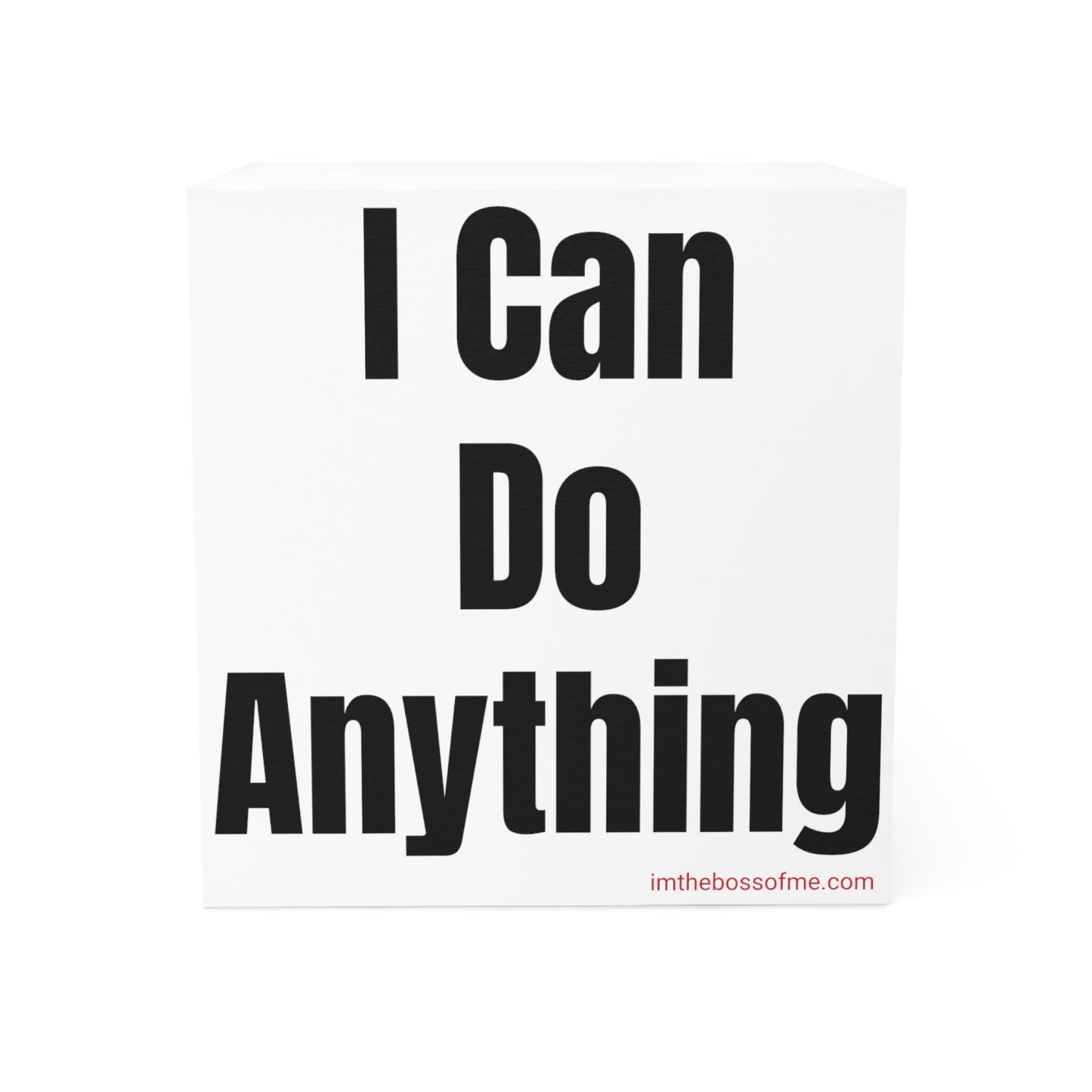 ITBOM I Can Do ANYTHING BOSS Note Cube