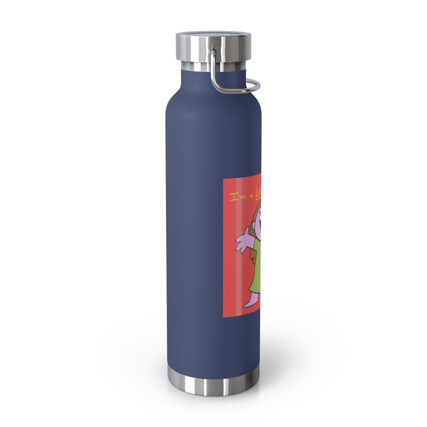ITBOM GIRL BOSS Copper Vacuum Insulated Bottle, 22oz - Lion