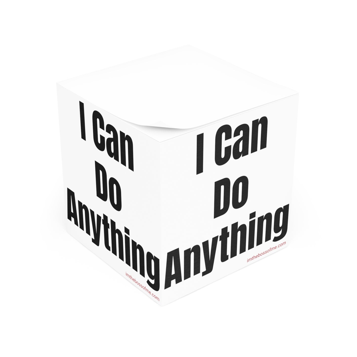 ITBOM I Can Do ANYTHING BOSS Note Cube