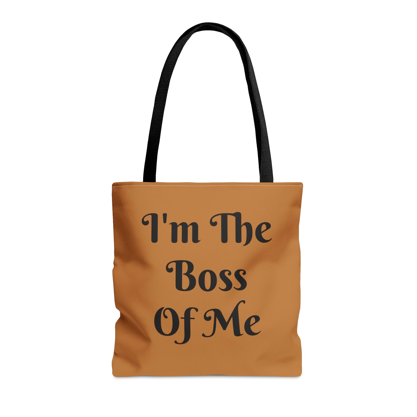 Cafe Au Lait Brown with Black Cotton Handles ITBOM BOSS Tote Bag