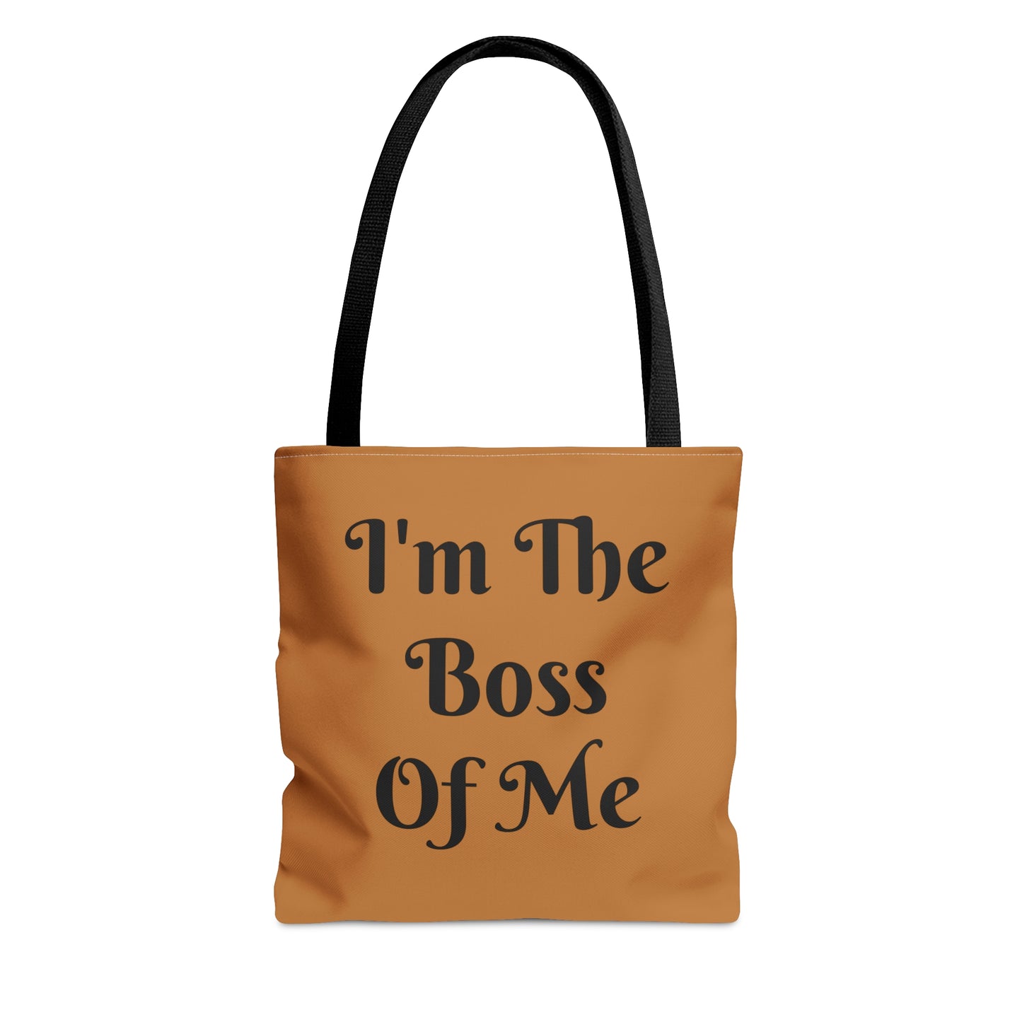 Cafe Au Lait Brown with Black Cotton Handles ITBOM BOSS Tote Bag