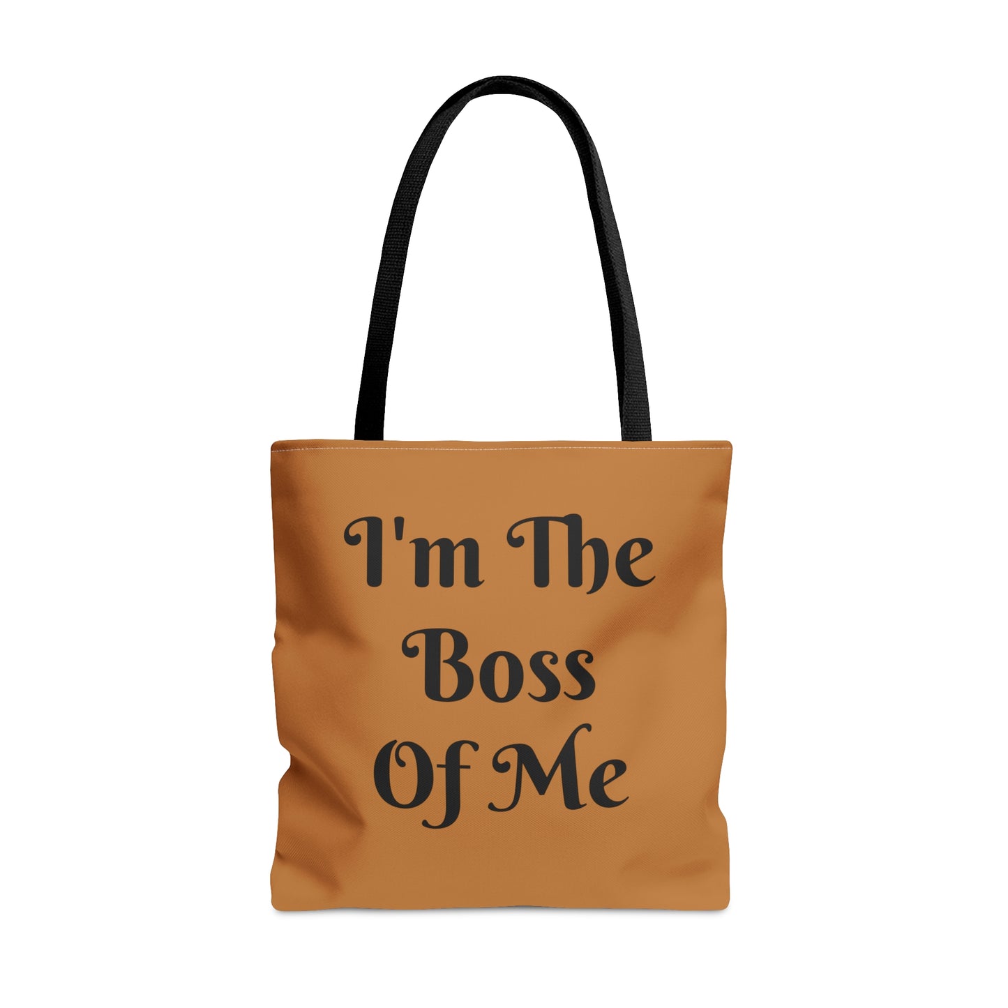 Cafe Au Lait Brown with Black Cotton Handles ITBOM BOSS Tote Bag